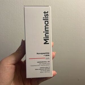 new Minimalist underarm roll on